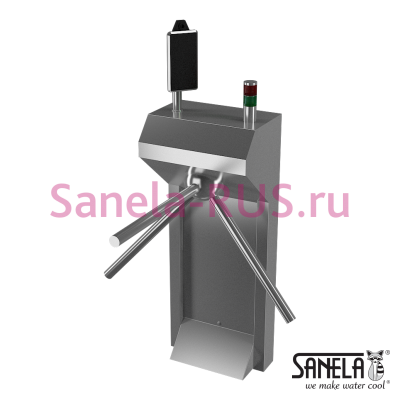 Турникет с подставкой и термо визуальной камерой SLKT 03S арт: 38031 Sanela Чехия (фото, схема)