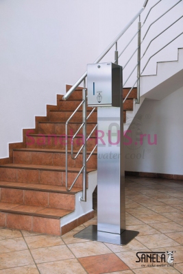 Автоматический дозатор жидкой и гелевой дезинфекции SLZN 59ES арт: 95591 Sanela Чехия (фото, схема)