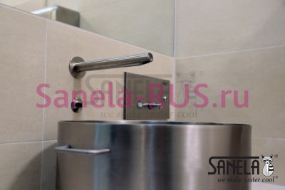 Настенный бесконтактный кран SLU 39B арт: 03392 Sanela Чехия (фото, схема)