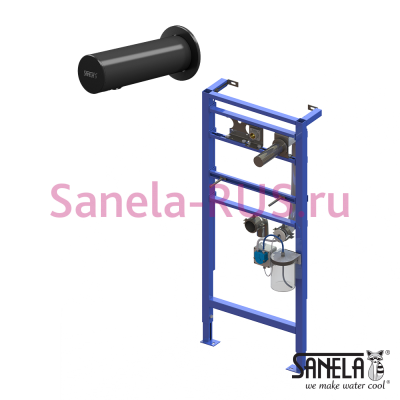 Автоматический чёрный дозатор мыла SLZN 83EVR арт: 85839 Sanela Чехия (фото, схема)