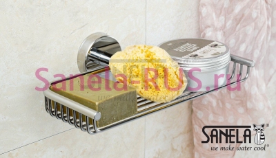 Нержавеющая мыльница SLZD 19 арт: 62190 Sanela Чехия (фото, схема)