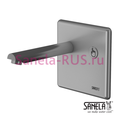 Нажимной кран пьезо SLU 04P25 арт: 53042 Sanela Чехия (фото, схема)