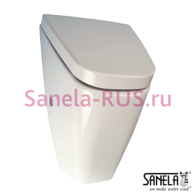 Автоматический писсуар Vila (Laufen) с крышкой SLP 37R арт: 01374 Sanela Чехия (фото, схема)