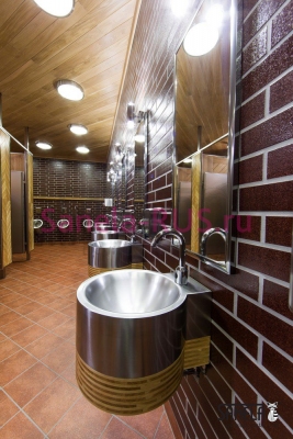 Нержавеющая круглая раковина SLUN 17 арт: 93170 Sanela Чехия (фото, схема)